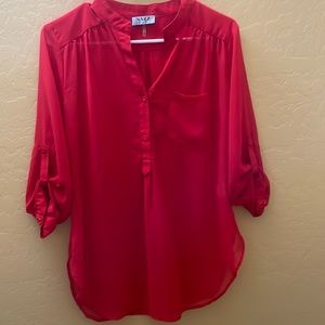 Nazz Red Blouse